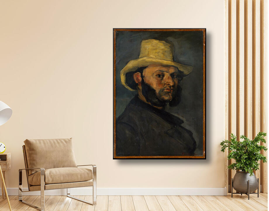 Paul Cézanne : Gustave Boyer (né en 1840) au chapeau de paille