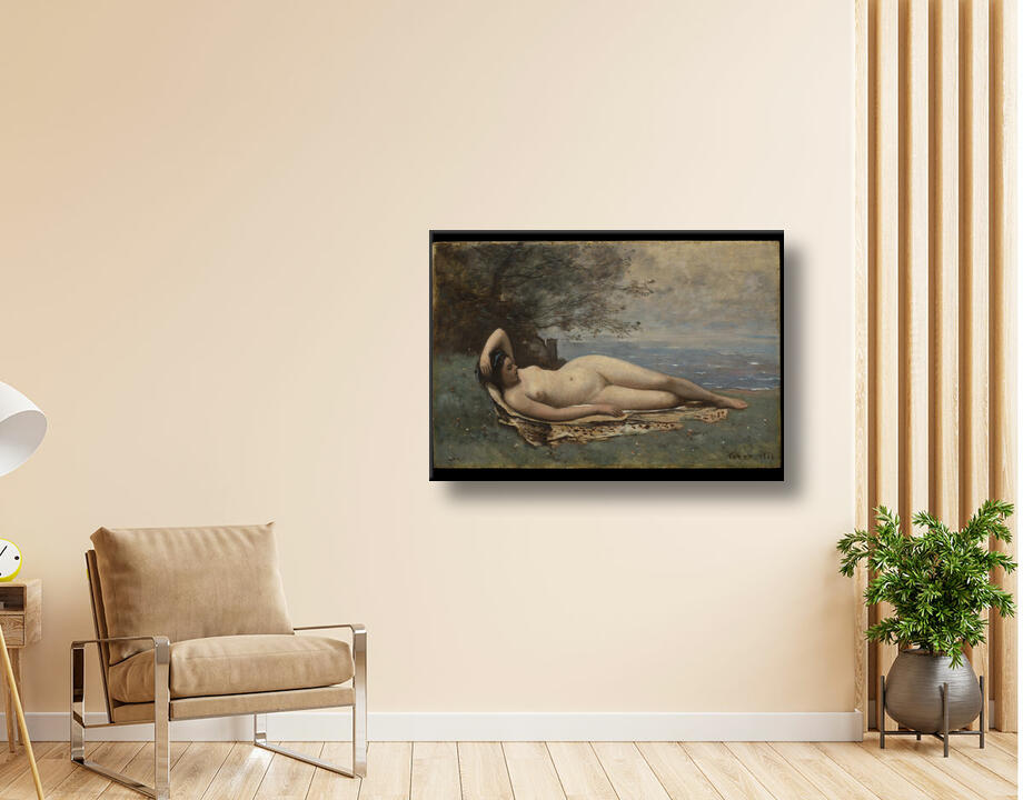 Camille Corot : Bacchante en bord de mer