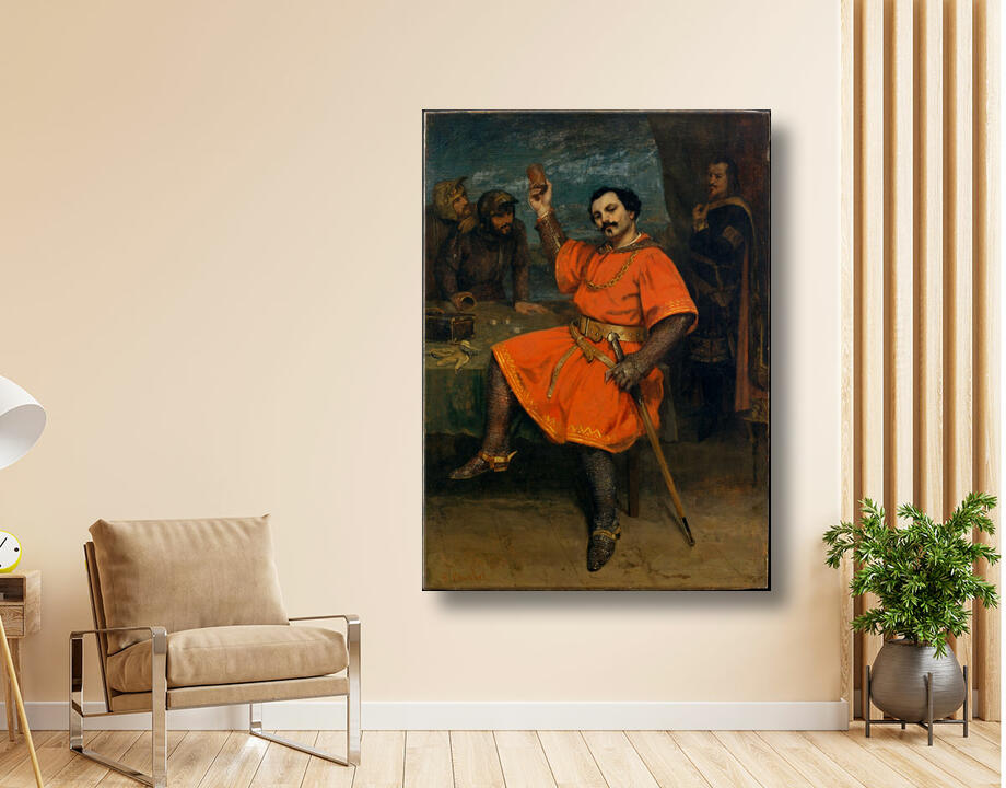 Gustave Courbet : Louis Gueymard (1822–1880) as Robert le Diable