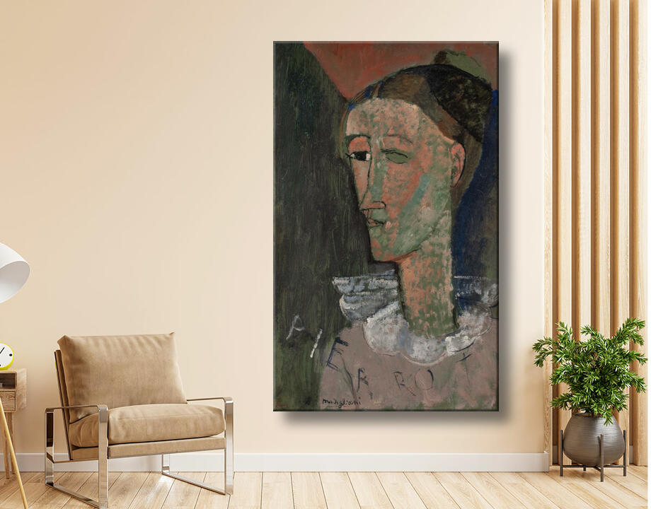 Modigliani, Amedeo : Autoportrait en Pierrot