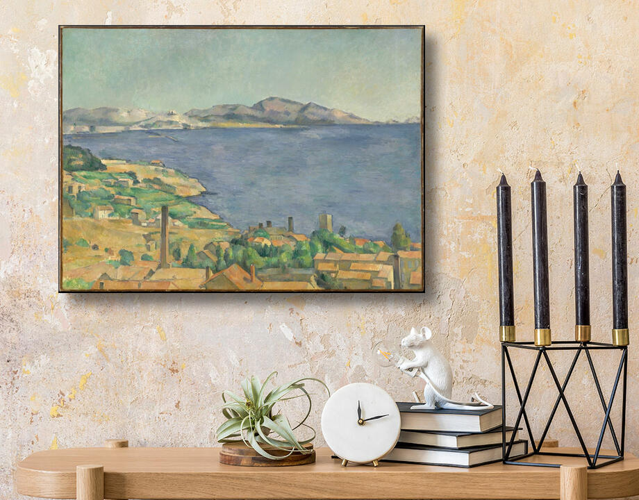 Paul Cézanne : Le golfe de Marseille vu de l