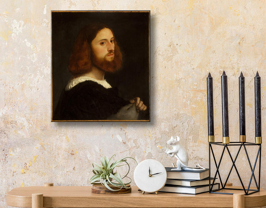 Titian (Tiziano Vecellio) : Portrait d