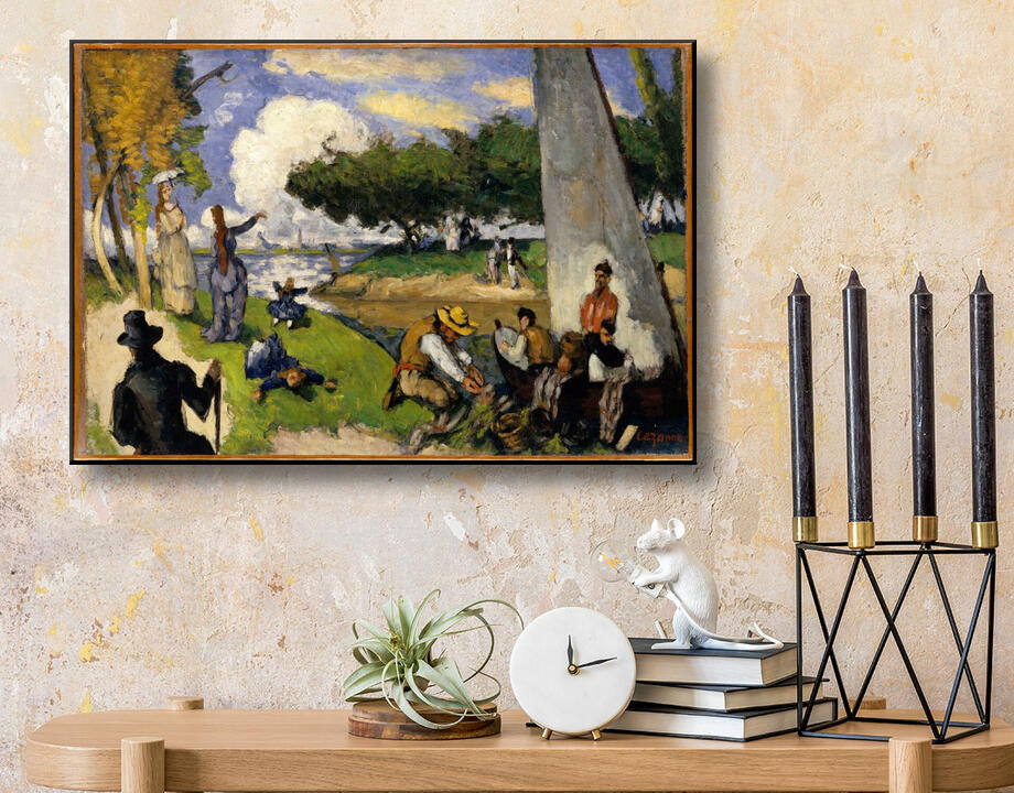 Paul Cézanne : Les pêcheurs (scène fantastique)