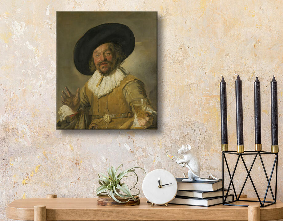 Frans Hals : Un milicien tenant un Berkemeyer, connu sous le nom de "Joyeux buveur"