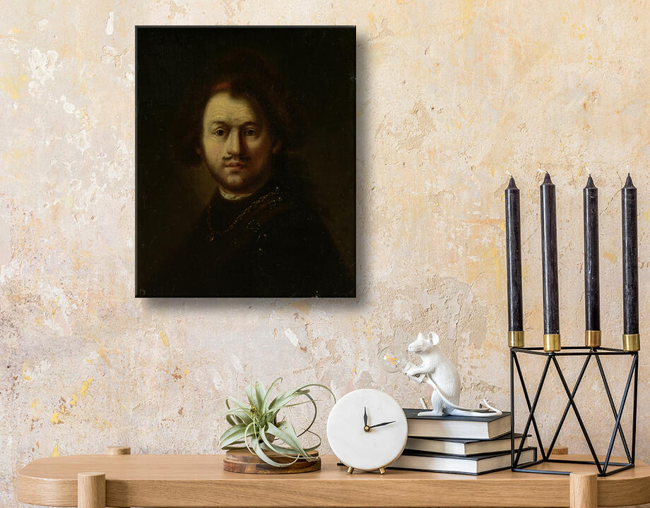 Rembrandt van Rijn : Portrait de Rembrandt Harmensz. du Rhin