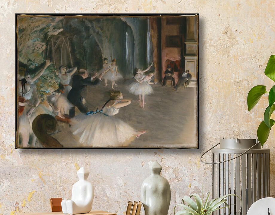 Edgar Degas : La répétition sur scène
