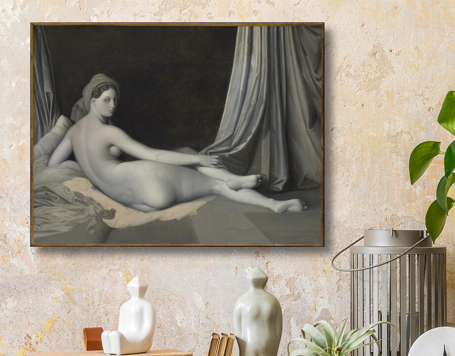 Jean Auguste Dominique Ingres : Odalisque in Grisaille