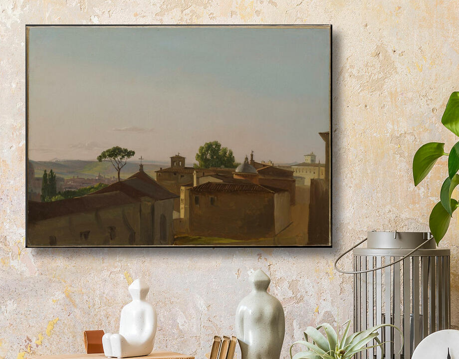 Simon Denis : Vue sur la colline du Quirinal, Rome