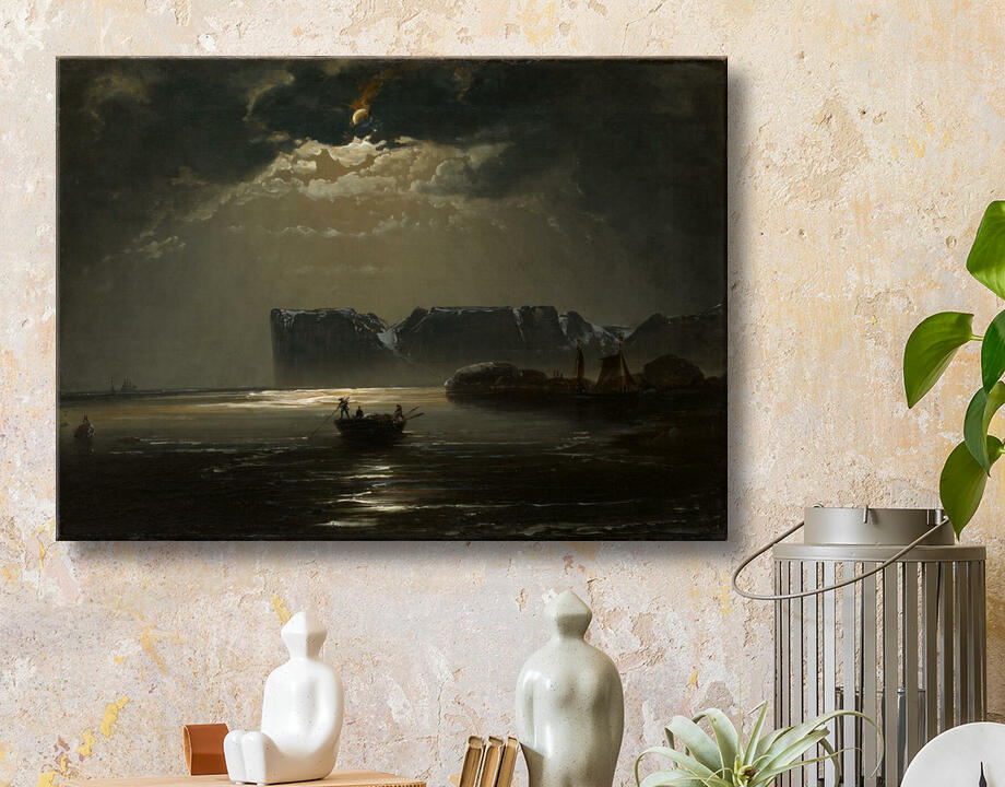 Peder Balke : Le Cap Nord au clair de lune