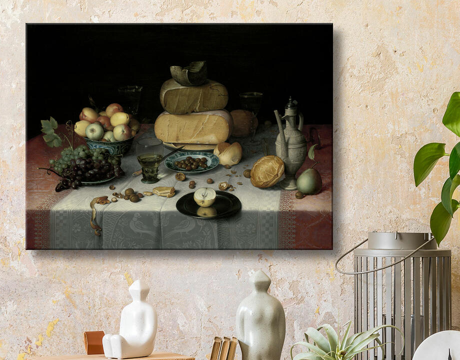 Floris Claesz van Dijck : Nature morte au fromage