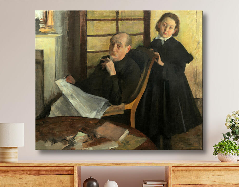 Hilaire Germain Edgar Degas : Henri Degas et sa nièce Lucie Degas (Oncle et cousin de l