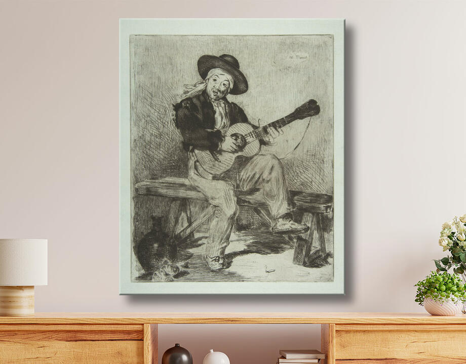 Edouard Manet : Le chanteur espagnol (Le Guitarrero)