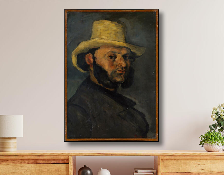 Paul Cézanne : Gustave Boyer (né en 1840) au chapeau de paille