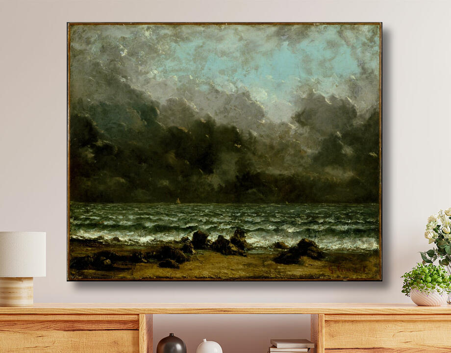 Gustave Courbet : La mer