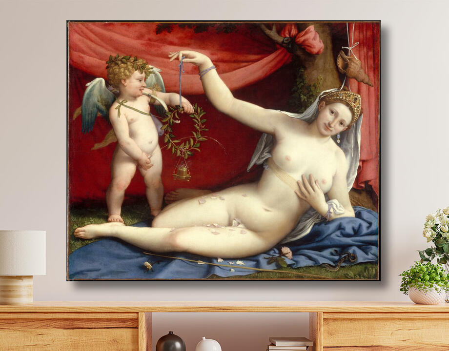 Lorenzo Lotto : Vénus et Cupidon