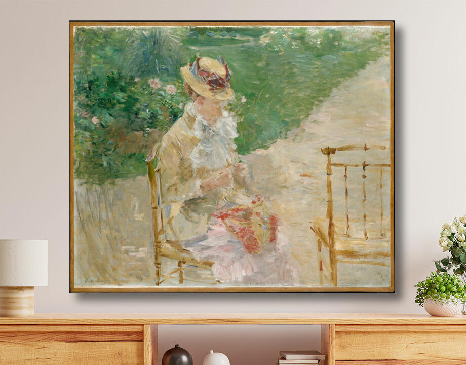 Berthe Morisot : Jeune femme tricot