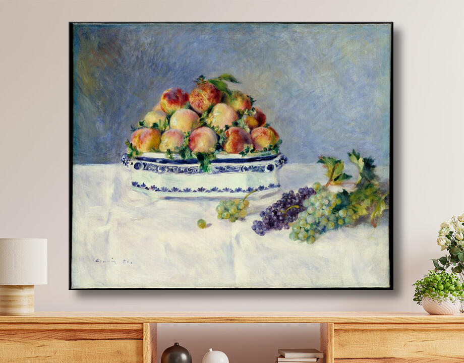 Auguste Renoir : Nature morte aux pêches et raisins