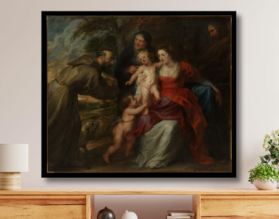 Peter Paul Rubens : La Sainte Famille avec les saints François et Anne et l