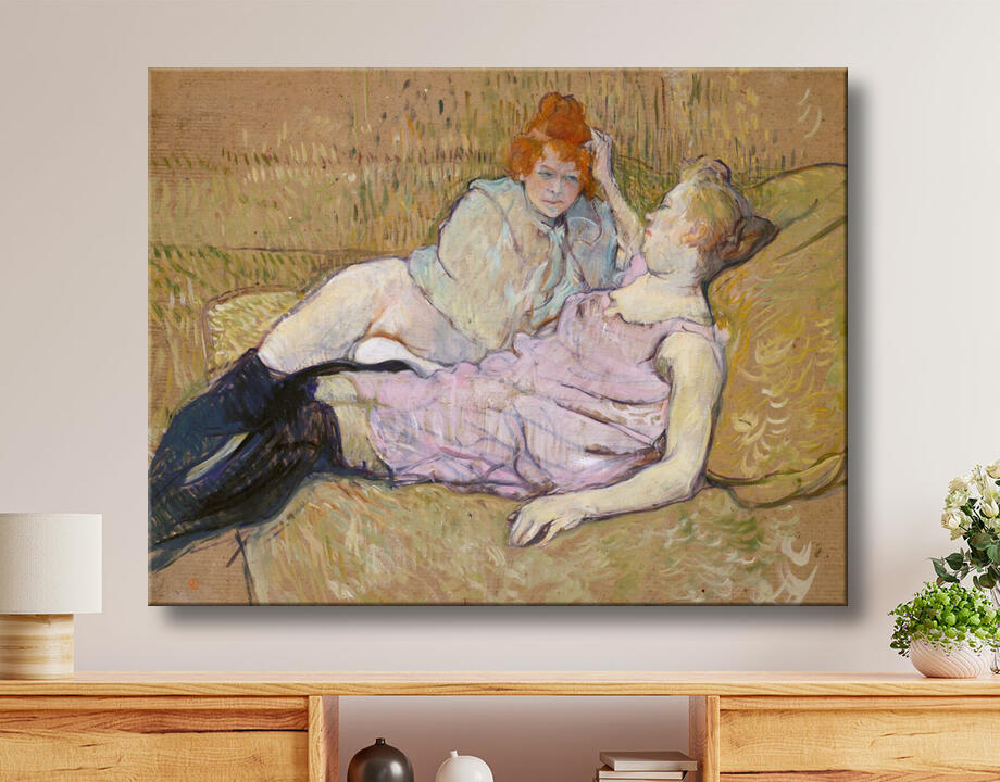 Henri de Toulouse-Lautrec : Le canapé