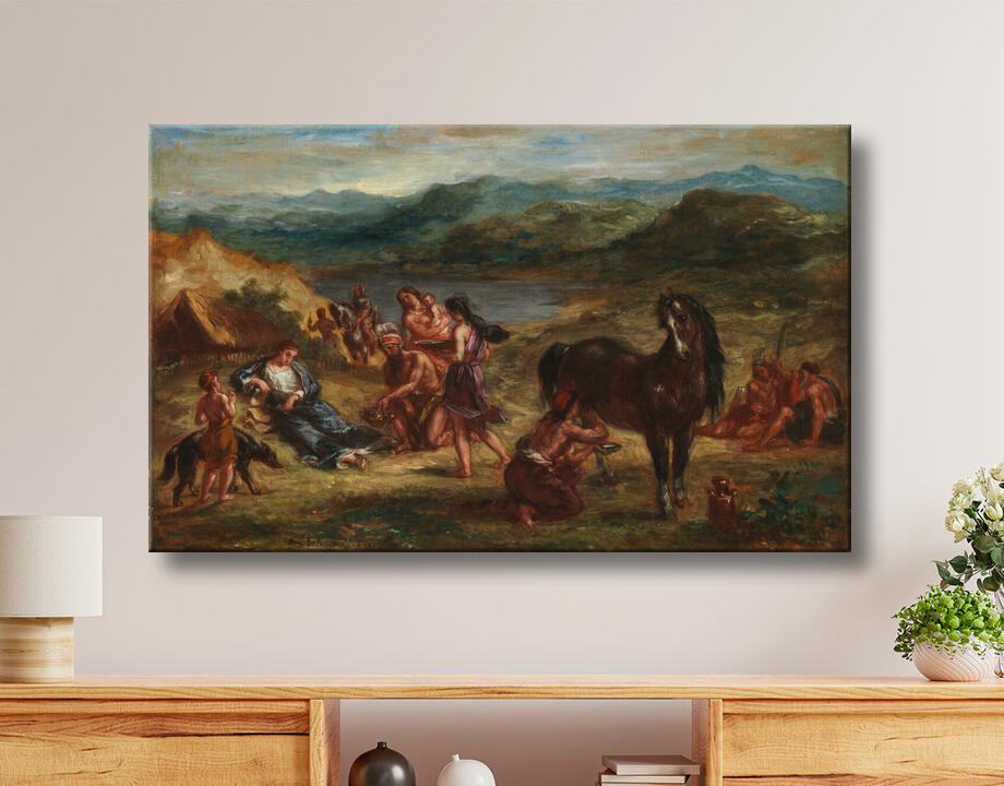 Eugène Delacroix : Ovide parmi les Scythes
