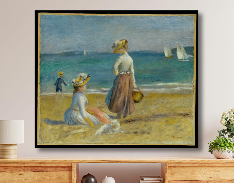 Auguste Renoir : Chiffres sur la plage