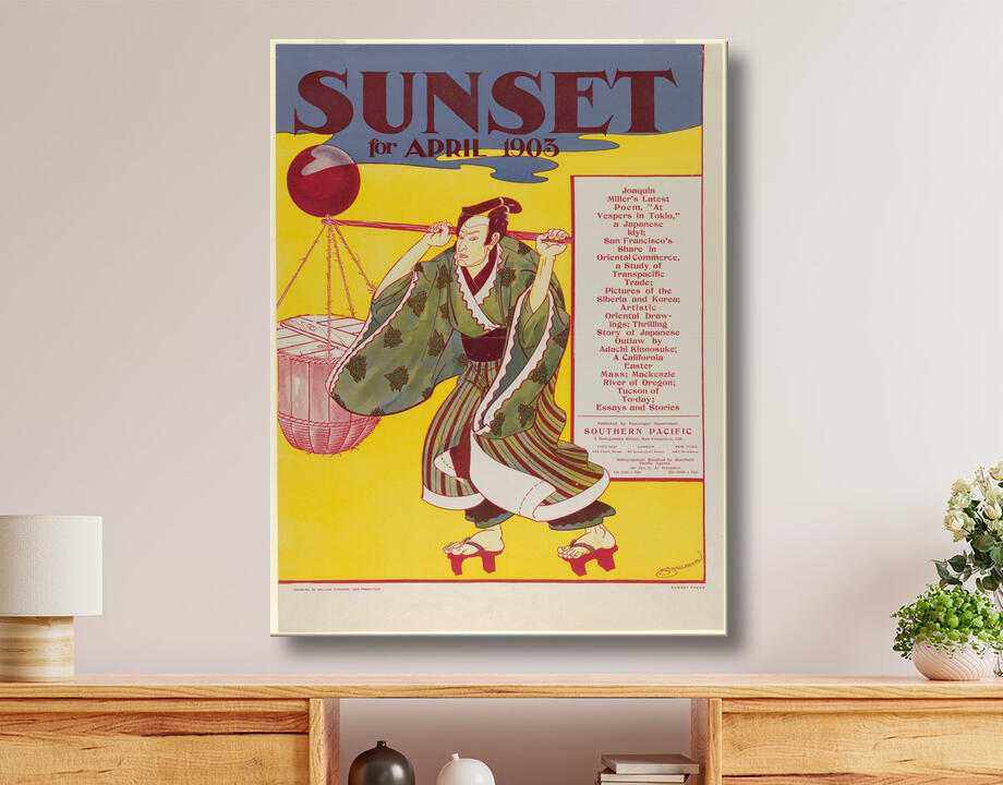 William Stevens : Sunset Magazine : avril