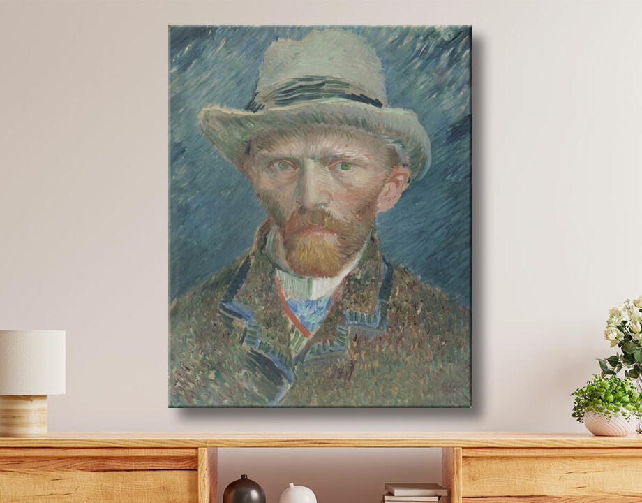 Vincent van Gogh : Autoportrait au chapeau de feutre gris