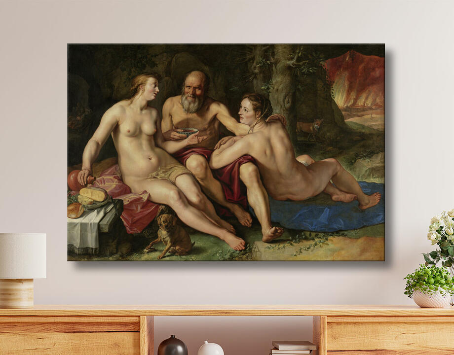 Hendrick Goltzius : Lot et ses filles