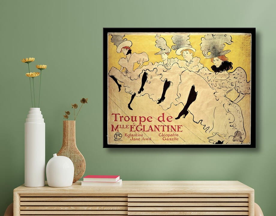 Henri de Toulouse-Lautrec : La Troupe de Mademoiselle Eglantine