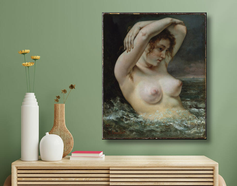 Gustave Courbet : La femme dans les vagues