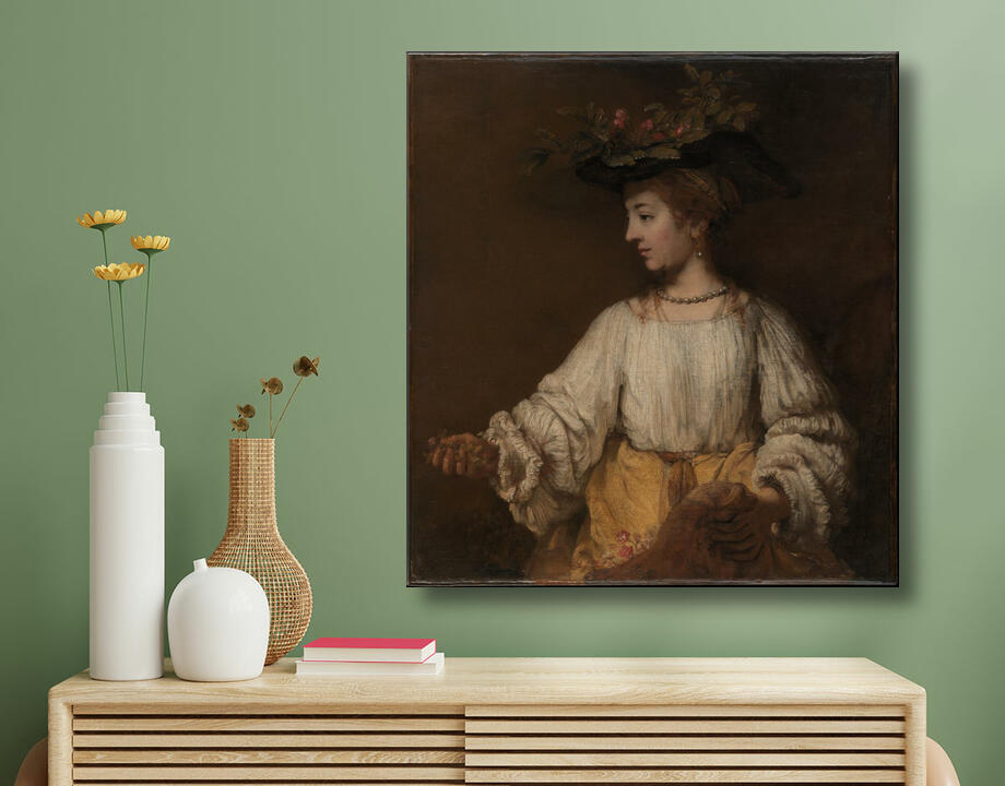 Rembrandt (Rembrandt van Rijn) : Flore