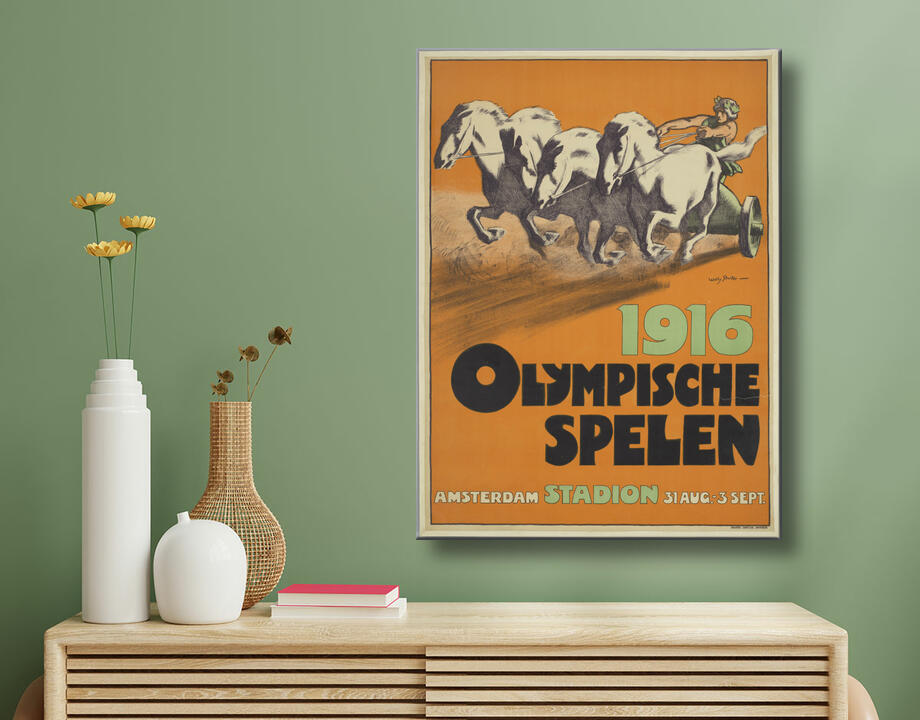 Willy Sluiter : Jeux Olympiques 1916 Stade d'Amsterdam 31 août-3 sept.