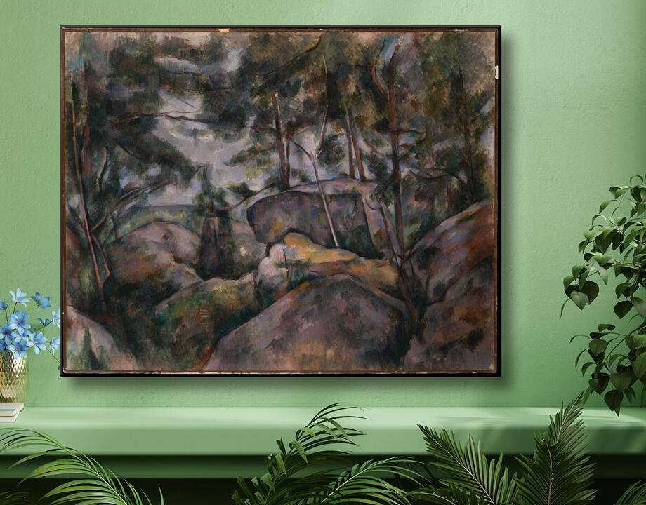 Paul Cézanne : Rochers dans la forêt