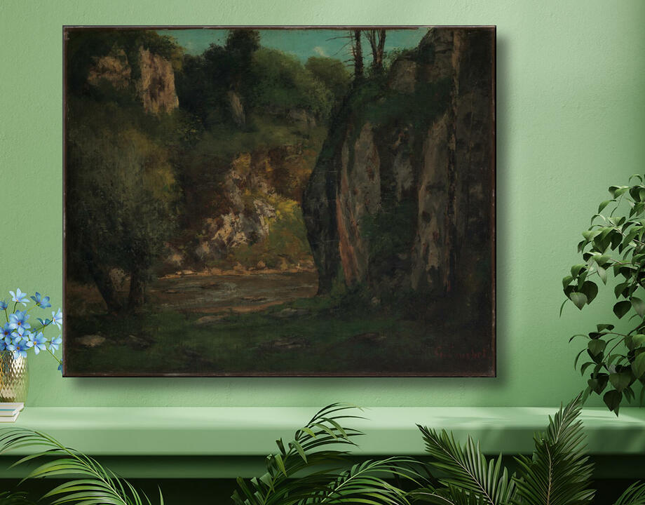 Gustave Courbet : Le ruisseau caché