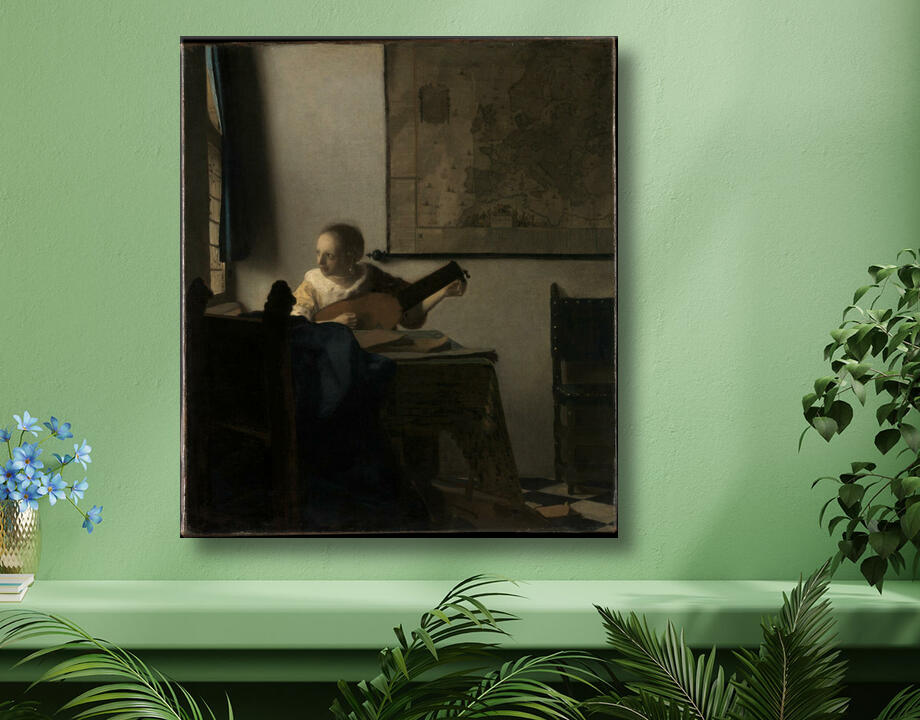Johannes Vermeer : Jeune femme au luth