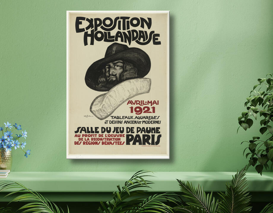 Willy Sluiter : Affiche pour l'Exposition Hollandaise de Paris, 1921