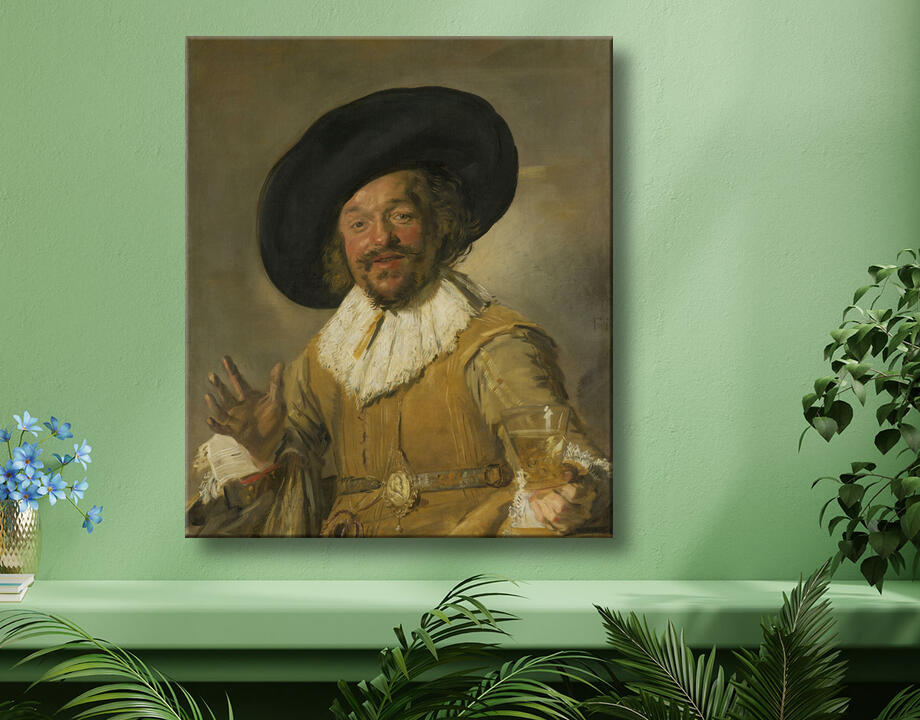 Frans Hals : Un milicien tenant un Berkemeyer, connu sous le nom de "Joyeux buveur"