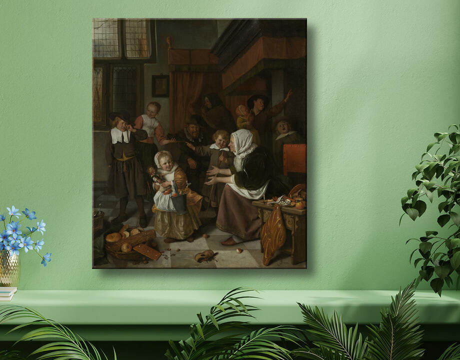 Jan Havicksz. Steen : La fête de la Saint-Nicolas