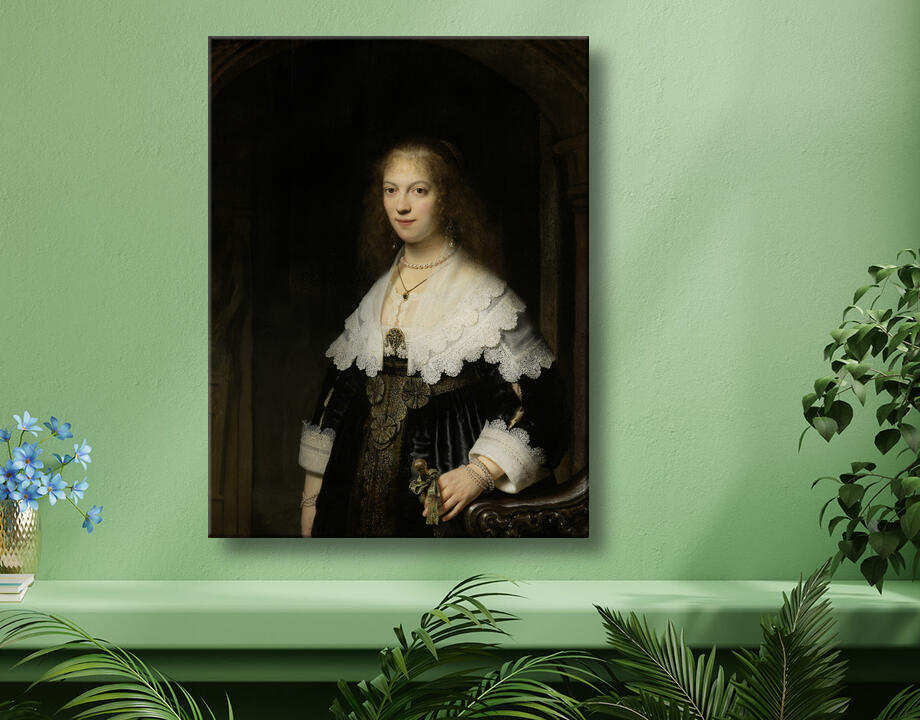 Rembrandt van Rijn : Portrait de femme, peut-être Maria Trip