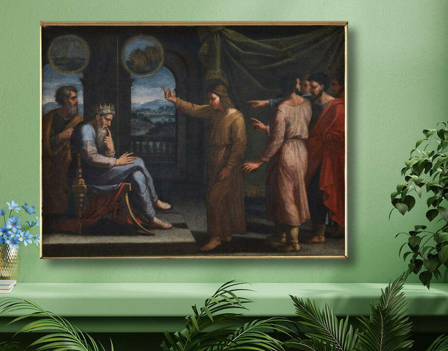 Poussin, Nicolas : Joseph interprète le rêve de Pharaon