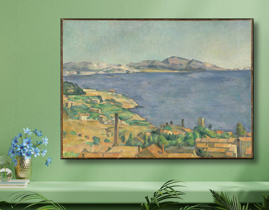 Paul Cézanne : Le golfe de Marseille vu de l