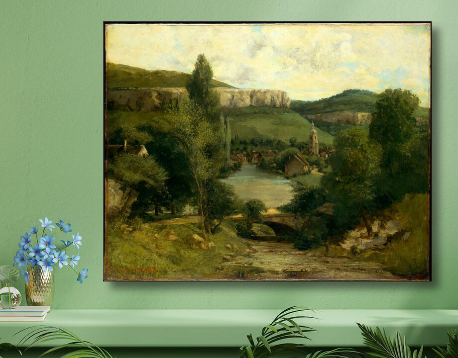 Gustave Courbet : Vue sur Ornans