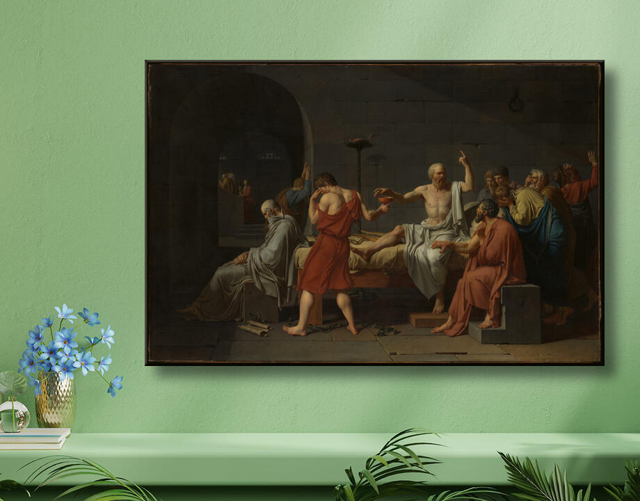 Jacques Louis David : La mort de Socrate
