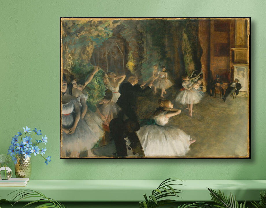 Edgar Degas : La répétition du ballet sur scène