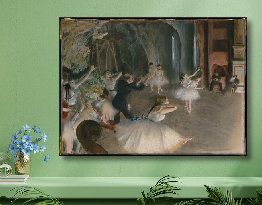 Edgar Degas : La répétition sur scène