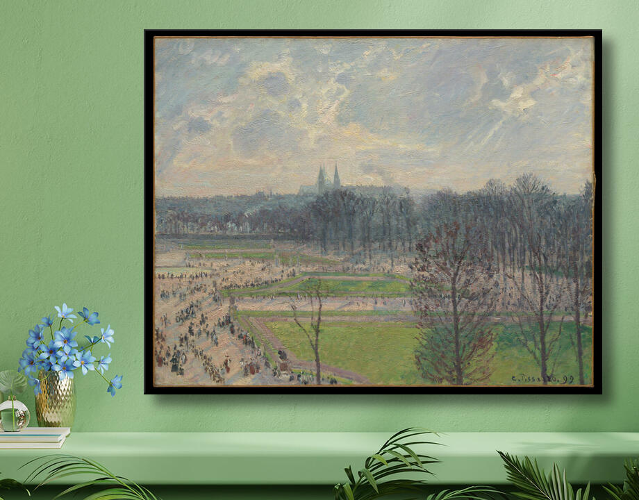 Camille Pissarro : Le Jardin des Tuileries un après-midi d