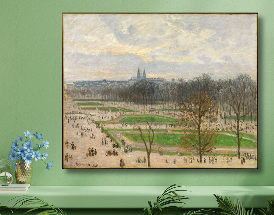 Camille Pissarro : Le Jardin des Tuileries un après-midi d