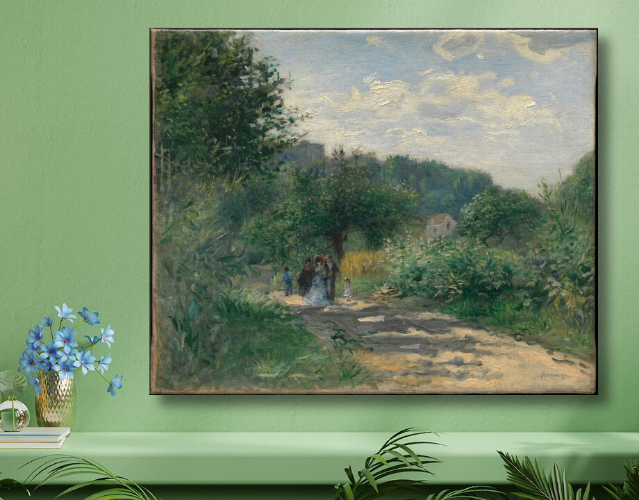 Auguste Renoir : Une route à Louveciennes