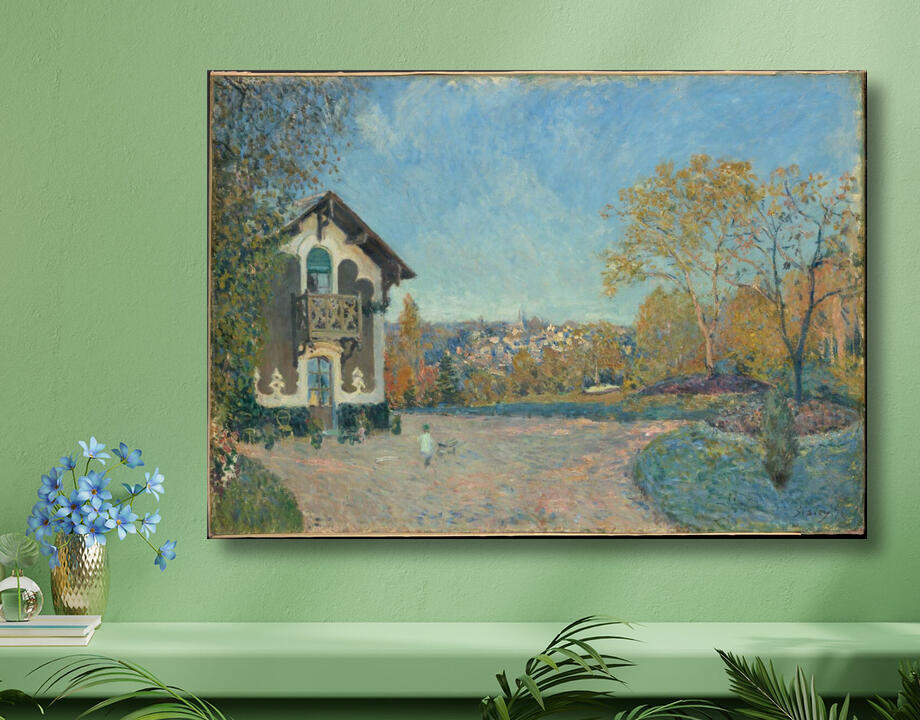 Alfred Sisley : Vue de Marly-le-Roi depuis Cœur-Volant