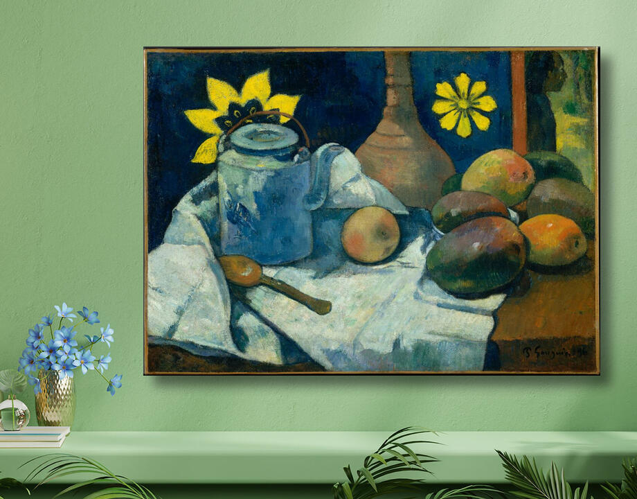 Paul Gauguin : Nature morte à la théière et aux fruits